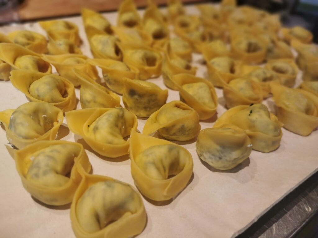 Tortellini pasta handgemaakt